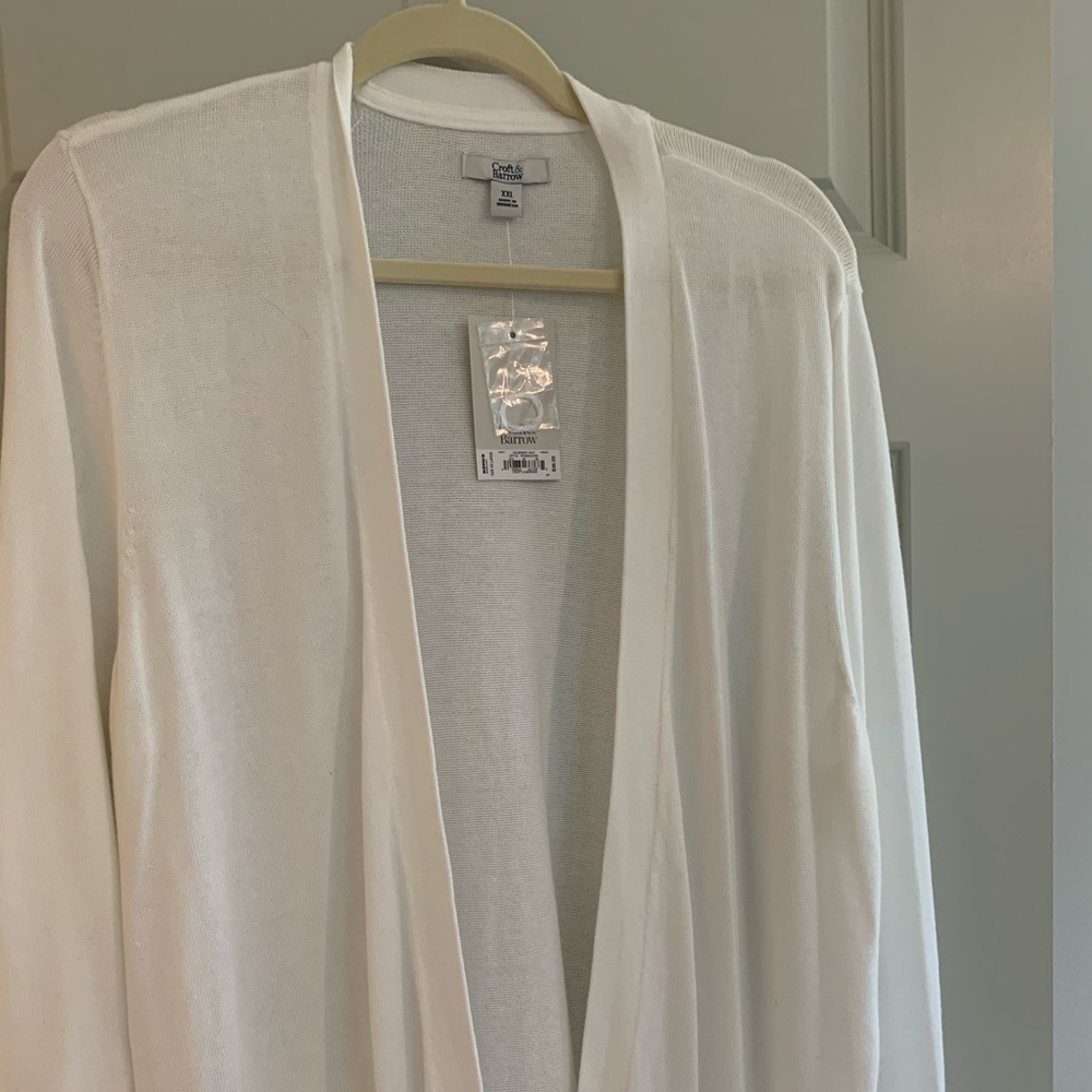 White Croft and Barrow cardigan